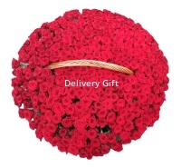 201 красная роза в корзине от Delivery Gift.