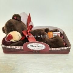 Мишка Choco 20 см от интернет магазина Deliverygift.ru