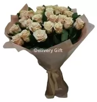 Букет кремовых роз от Delivery Gift.